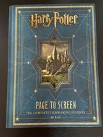 Harry Potter Page To Screen - hardcover coffee table book, Comme neuf, Enlèvement ou Envoi
