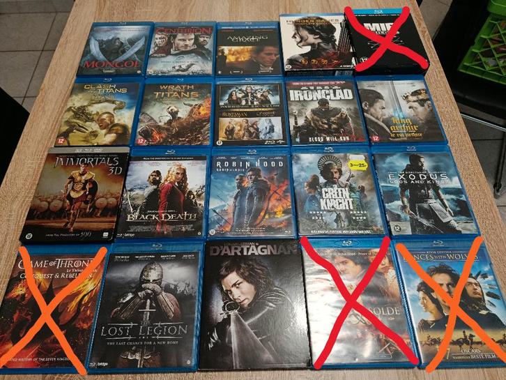 Blu-rays 5 + 1 gratis, CD & DVD, Blu-ray, Comme neuf, Science-Fiction et Fantasy, Coffret, Enlèvement ou Envoi