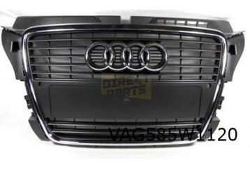 Audi A3 (8/08-8/12) grille bij chrome rand) (bij PDC) (1QP s beschikbaar voor biedingen