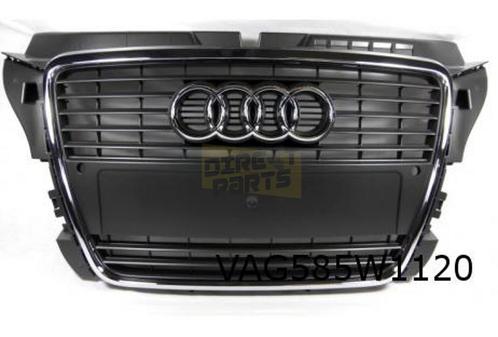 Audi A3 (8/08-8/12) grille bij chrome rand) (bij PDC) (1QP s, Auto-onderdelen, Carrosserie, Bumper, Audi, Voor, Nieuw, Verzenden