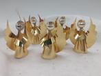 Vintage Kerst-engeltjes van mica (folie), Ophalen of Verzenden, Gebruikt