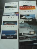 Brochures Opel manta calibra vectra omega 1985-1995, Ophalen of Verzenden, Opel, Zo goed als nieuw