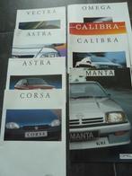 Brochures Opel manta calibra vectra omega 1985-1995, Livres, Comme neuf, Opel, Enlèvement ou Envoi
