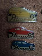 Nissan Almera pinnen (set van 3), Ophalen of Verzenden, Zo goed als nieuw