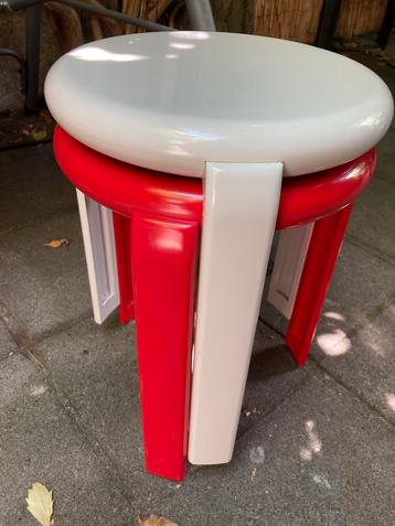 Vintage ‘80 kruk Trix Metalplastica melamine beschikbaar voor biedingen