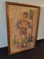 Prent Kind, Gebruikt, Ophalen of Verzenden, Voor 1940, Prent