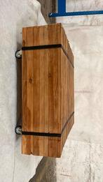 Teak salon tafel, Huis en Inrichting, Ophalen, 50 tot 100 cm, 50 tot 100 cm, Zo goed als nieuw