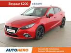 Mazda 3 2.0 Exclusive-Line (bj 2016), Auto's, Mazda, Voorwielaandrijving, Beige, 120 pk, Leder
