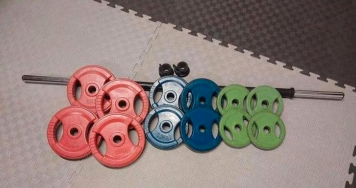 Complete Fitness Barbell Set - Pump/BodyPump, Sport en Fitness, Overige Sport en Fitness, Ophalen