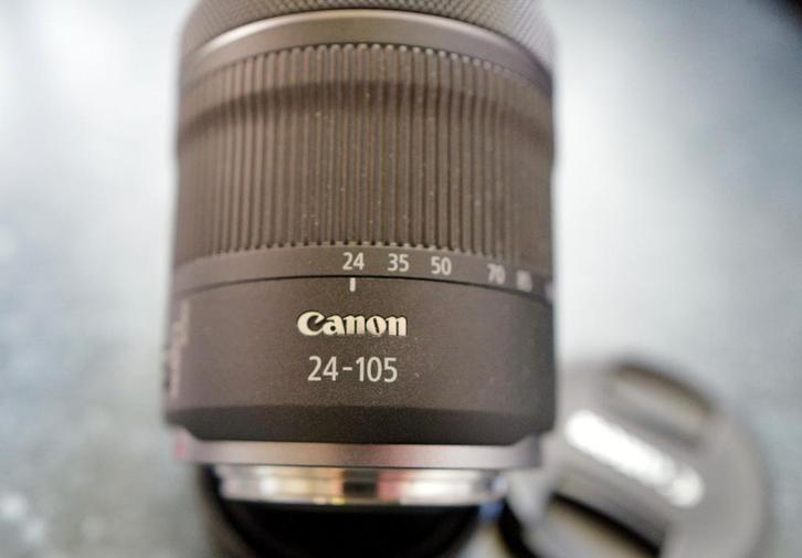 Standaard zoom Canon RF 24-105 IS STM, Audio, Tv en Foto, Foto | Lenzen en Objectieven, Zo goed als nieuw, Standaardlens, Zoom