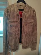 Lederen heren jas maat S, Kleding | Heren, Ophalen, Maat 46 (S) of kleiner