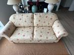 Comfortabele zetel in klassieke bloemenstof – 220 cm breed, Ophalen, Gebruikt, Stof, 200 tot 250 cm
