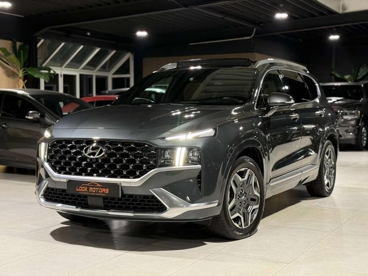 Hyundai Santa Fe 1.6 T-GDi PHEV 4WD Shine 7pl PANO HEAD-UP A, Auto's, Hyundai, Bedrijf, Te koop, Santa Fe, 360° camera, 4x4, ABS