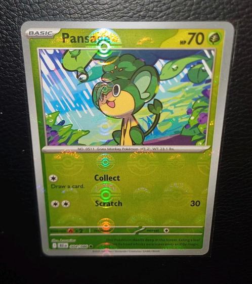 Modern Era: Pansage PB 004/086 Black Bolt, Hobby en Vrije tijd, Verzamelkaartspellen | Pokémon, Zo goed als nieuw, Ophalen of Verzenden