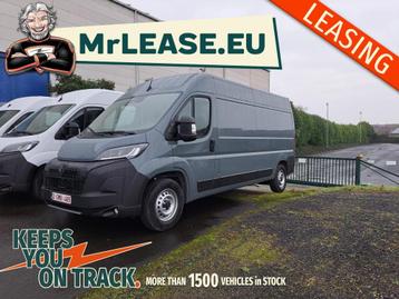 LEASING PEUGEOT BOXER L3H2 NEUF / BOîTE AUTO / 3 PLACES, Autos, Argent ou Gris, Euro 6, 3 places, Noir