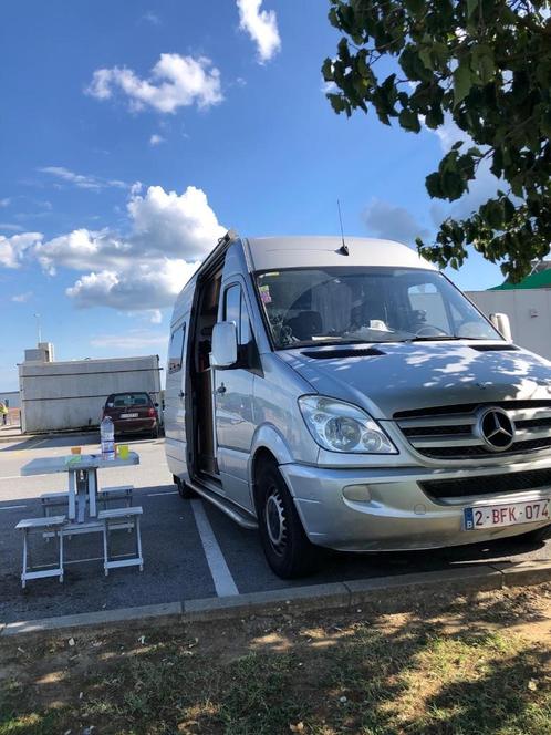 Camping-car mercedes sprinter, Caravans en Kamperen, Mobilhomes, Bedrijf, tot en met 3, Diesel, Ophalen of Verzenden