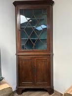 Massieve eiken hoekkast – Engelse stijl – goede staat, Ophalen, Eikenhout, 150 tot 200 cm, 50 tot 75 cm