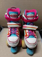 Rolschaatsen regenboog dreamland maar 32-35, Kinderen en Baby's, Speelgoed | Buiten | Rolschaatsen, Ophalen, Verstelbaar, Zo goed als nieuw