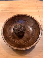 Houten schalen, Ophalen of Verzenden, Rond, Schaal