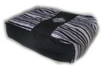 housse de coussin pour chien 'flower stripe' BLACK S 65 X 50, Enlèvement ou Envoi, Neuf