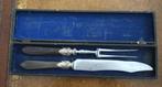 Boudewijn Gembloux snijset van antiek zilver en Ebène, Antiek en Kunst, Ophalen of Verzenden