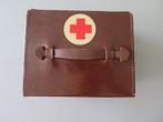 WO1 Leder dokter kistje Rode Kruis militair Yougoslavie, Verzenden, Overige soorten, Kist of Geocache