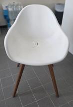 Kuipstoel wit tuinstoel, Huis en Inrichting, Stoelen, Ophalen, Gebruikt, Wit