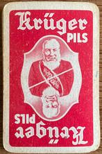 Oude losse speelkaarten KRÜGER PILS, Verzamelen, Speelkaarten, Jokers en Kwartetten, Ophalen of Verzenden, Gebruikt, Speelkaart(en)