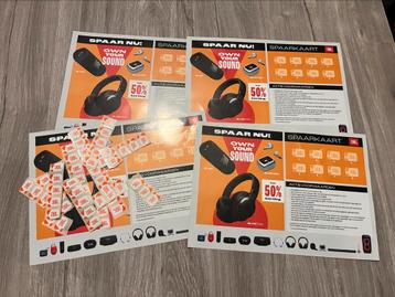 JBL stickers en spaarkaarten van Delhaize, Enlèvement ou Envoi