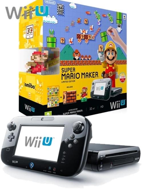 Nintendo Wii U 32GB Premium Pack - Super Mario Maker Limited, Consoles de jeu & Jeux vidéo, Consoles de jeu | Nintendo Wii U, Comme neuf