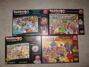 lot van 4 wasgij puzzels 1000 stuks  disponible aux enchères