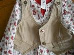 hemdsbloes met vestje mt 122, Kinderen en Baby's, Kinderkleding | Maat 122, Ophalen of Verzenden, Gebruikt, Meisje, Overhemd of Blouse