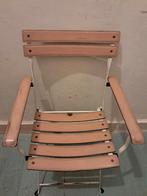 Chaise avec des accoudoirs., Maison & Meubles, Enlèvement, Utilisé, Métal, Une