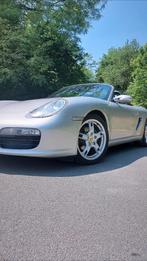 Porsche 987 boxster, Auto's, Zwart, Zwart, Leder, Trekhaak