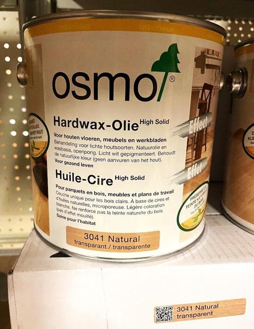 - 70% d'huile OSMO Hardwax 3090/3062/3063/3032/3041 incolore, Bricolage & Construction, Peinture, Vernis & Laque, Neuf, Moins de 5 litres