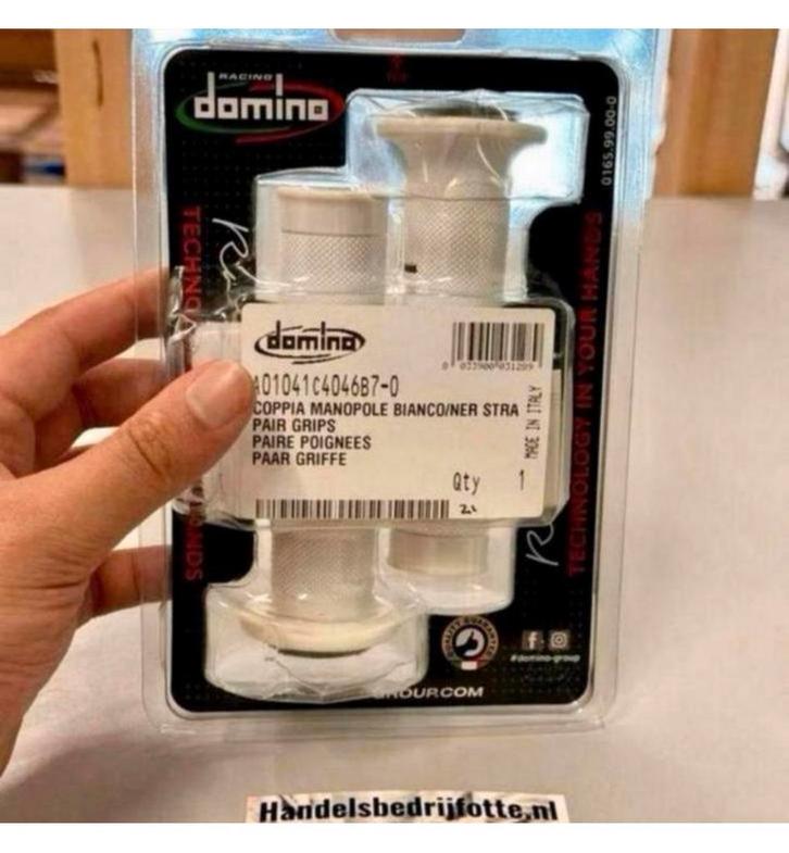 Poignées Domino Offroad droites D.22mm. L.126mm Ouvert BLANC, Vélos & Vélomoteurs, Cyclomoteurs | Tuning & Styling, Neuf, Enlèvement ou Envoi