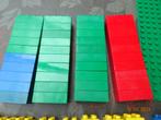 duplo, set grote blokken van 2 op 4, 3 verschillende kleuren, Duplo, Gebruikt, Ophalen of Verzenden