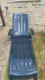 Plastic ligbed, Jardin & Terrasse, Chaises longues, Enlèvement, Comme neuf, Plastique, Réglable