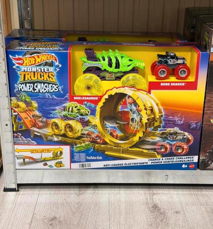 Hot-Wheels Monster Trucks Racen Achtervolgen Racebaan NIEUW, Kinderen en Baby's, Speelgoed | Racebanen, Nieuw, Racebaan, Hot Wheels