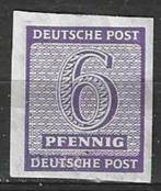 Duitsland West Saxen 1945 - Yvert 10 - 6 Pf. Ongetand (PF), Verzenden, Postfris