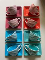 Vintage espresso tasjes Yves Rocher 8 stuks (jaren 70/80), Huis en Inrichting, Ophalen of Verzenden, Zo goed als nieuw