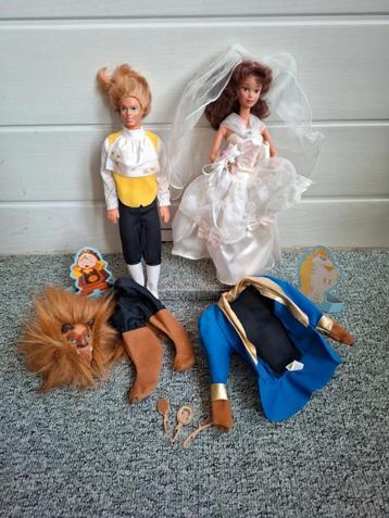 Vintage Barbie Belle en het Beest jaren 90 beschikbaar voor biedingen