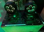 2 moving heads wash, Ophalen, Zo goed als nieuw