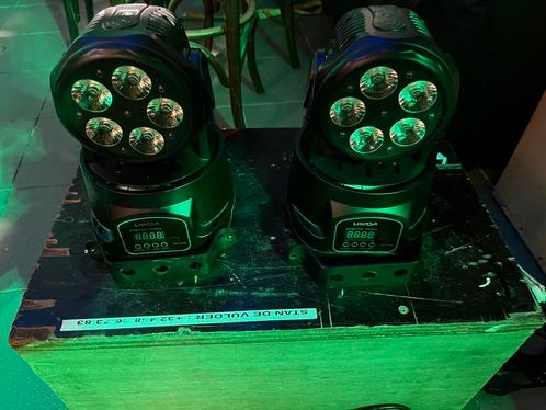 2 moving heads wash, Muziek en Instrumenten, Licht en Laser, Zo goed als nieuw, Ophalen