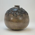 Vintage ronde keramieken vaas perignem, Antiek en Kunst, Antiek | Keramiek en Aardewerk, Ophalen