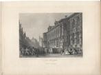 1840 - Gent / het stadhuis / 21 x 30 cm, Antiek en Kunst, Kunst | Etsen en Gravures, Verzenden