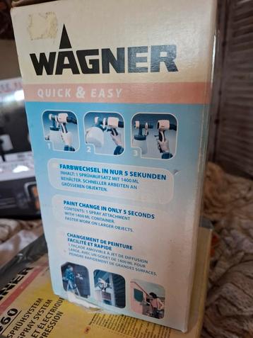 WAGNER VERFSPUIT NIEUW EN RESERVESPUIT, Ophalen