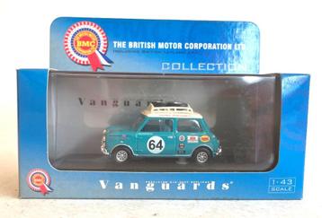 Austin Mini Cooper rally Surf blue VA02514.  beschikbaar voor biedingen