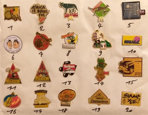Pins (diverse thema's) - 260 stuks, Verzamelen, Speldjes, Pins en Buttons, Zo goed als nieuw, Speldje of Pin, Ophalen of Verzenden