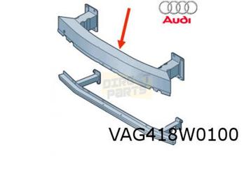 Audi E-tron (12/18-1/23) voorbumperversterking (boven) Origi beschikbaar voor biedingen